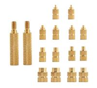 Nicear Juego de Puntas de Soldador prensadas en Caliente M2, M2.5, M3, M4, M5, M6 y M8 para Impresora 3D. Insertos roscados compatibles con Weller SP40NUS, Hakko FX-888D, 900M y T18.