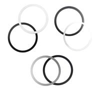 Nicear Kit De 6 Espaciadores De Pedalier De Aluminio De 30 Mm Para Bicicletas De Montaña BB86/91/92/BB30/PF30, Piezas De Bielas Para Bicicletas De Carretera
