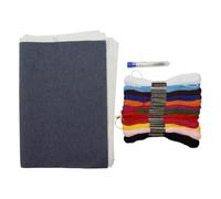 Nicear Libro De Puntadas DIY: Muestra Con Nombre De Puntada De Bordado, Mejora Tus Habilidades De Artesanía, Libro De Puntadas De Bordado