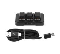 Nicear Mini teclado numérico de 3 teclas, USB/2.4G/Bluetooth RGB programable con macros, teclado mecánico para juegos con programación HID inalámbrica