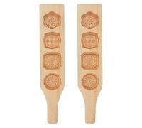 Nicear Molde De Mooncake Festival De Medio Otoño Molde De Madera Para Pastel De Haba Mung Cake Piel De Hielo Herramientas Para Hornear