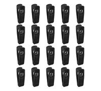 Nicear Paquete De 20 Pinzas De Terciopelo Antideslizantes Para Perchas, Para Ropa Pinzas Para Perchas Delgadas Agarre Fuerte Organizador De Toallas Abrigos, Pantalones Y Faldas, Color Negro