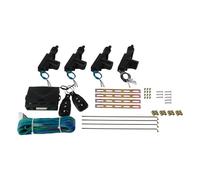 Nicear Sistema de control remoto universal sin llave para 4 puertas, kit de cierre centralizado para coche con 4 actuadores, llaveros remotos y accesorios para el sistema de bloqueo del vehículo