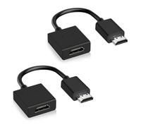 NiceBest Cable Alargador HDMI 2 Piezas, Hdmi Extender para Fire tv Stick 4K, Alargador Hdmi Macho Hembra Compatible con TV Stick, Extensor Corto para Chromecast/Fire TV/Roku