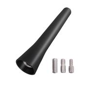 NiceBest Mini Antena Coche Corta con 3 Tornillos para Radio FM/Am, Adaptador Antena Radio Coche Universal con 3 Tornillos M4/M5/M6