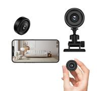 NiceBest Mini Cámara Espía 2.4GHz con Móvil App para iOS y Android, 1080P Bluetooth y WiFi Camara Visión Nocturna Infrarrojos y Detección de Movimiento para Casa/Oficina/Coche