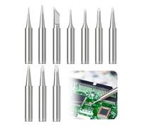 NiceBest Puntas Soldador Estaño 10 Piezas, 900M Kit de Punta de Reemplazo de Soldadura para Estaño para Soldar Electronica, Accesorios de Soldadura para Hakko Radio Yihua Atten Ryobi