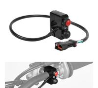 NICECNC Botón Interruptor de Arranque/Parada Plateado Compatible with 125-450 XC/XC-F/SX/SX-F 2023-2025 Compatible with 150-501 TE/FE 2024-2025 Compatible with 125-450 TC/FC/TX/FX2023-2025