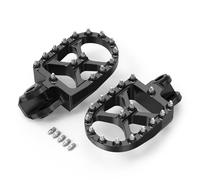 NICECNC Estriberas forjadas Anchas Compatible with 65SX 2009-18 85SX 2003-17 125SX 250-450SX-F 1998-15 250SX 1998-16 125-530 EXC EXC-F 1998-16 1500-300 x C 250XC-F 2006-16, Ver Ajuste, Negro