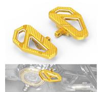 NICECNC Estriberas traseras ampliadas para Pasajero CNC Compatible with Road King Special FLHRXS 2017-2024, Street Glide FLHX 2006-2024, Repuesto para 50208-04, Ver Accesorios, Dorado
