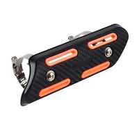 NICECNC Protector térmico Universal para Escape, Color Naranja, Compatible with SXF EXCF SMR 250 350 450 500 Yamaha YZF250 YZF450 YFZ250 YFZ250 YFZ450 WRF250 WRF450, Ver Ajuste