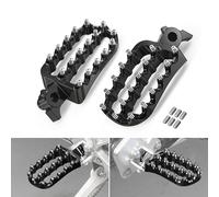 NICECNC Reposapiés Ancho Compatible with Yamaha Tenere700 XTZ 700 2019-2023, Estribo Alargado Alargado 6061 Aluminio, Negro