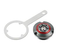 NICECNC Tapón de llenado de Aceite de Motor de Motocicleta Compatible with BMW R 1250 GS/ADV 2019-22, R1200 GS LC 2013-18, R1200 GS ADV LC 2014-18, R 1250 R/RS/RT, Rojo Titanio