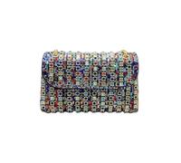 NICECY Bolso de mano para la noche de mujer Bolsa de mano con cadena, elegante cortejo nupcial Cartera rectangular