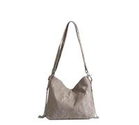 NICECY Bolso de tela de moda para desplazamientos y opciones versátiles para la mochila de hombro de primavera y verano con cadena cruzada(gris)