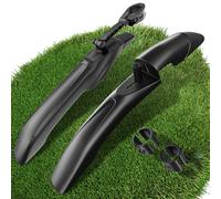 NICEDACK Guardabarros Bicicleta, Universal MTB y Carretera Engrosado Ensanchado, Guardabarros Bicicleta Montaña Delantero y Trasero,Apto para Ruedas 24-29 Pulgadas