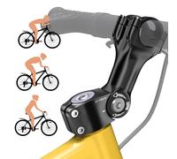 NICEDACK Potence de vélo 31,8 mm x 100 mm, Potence de Guidon de vélo en Alliage d'aluminium réglable ± 60 °, Potence de Guidon Antirouille réglable pour vélo électrique, VTT, vélo de Route