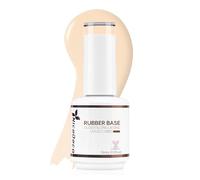 Nicedeco Base Rubber para Uñas Esmaltes Semipermanentes en Gel Base de Caucho UV/LED Soak-Off Colores Vibrantes y Duraderos 15ML 11