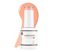 Nicedeco Base Rubber para Uñas Esmaltes Semipermanentes en Gel Base de Caucho UV/LED Soak-Off Colores Vibrantes y Duraderos 15ML 20