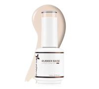 Nicedeco Base Rubber para Uñas Esmaltes Semipermanentes en Gel Base de Caucho UV/LED Soak-Off Colores Vibrantes y Duraderos 15ML 17