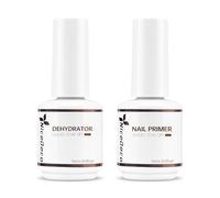 Nicedeco Dehydrator y Primer Semipermanente UV LED Soak off Kit de Uñas Esmaltes Semipermanentes en Gel Para Kit de Manicura y Pedicura - 2 x 15ml