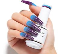 Nicedeco Esmalte de uñas en gel que cambia de color, esmalte en gel con cambio de temperatura UV/LED Pedicura de manicura para Professiona, Larga duración y fácil de aplicar 15ML, Vegano 04