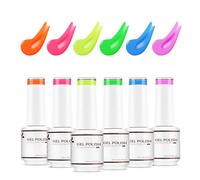 Nicedeco Esmaltes Semipermanentes Para Uñas Sin crueldad UV/LED Soak-Off Colores Vibrantes y Duraderos Vegano 6 x 8ML SET 3