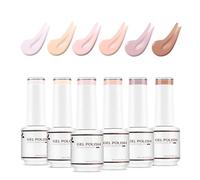 Nicedeco Esmaltes Semipermanentes Para Uñas Sin crueldad UV/LED Soak-Off Colores Vibrantes y Duraderos Vegano 6 x 8ML SET 5