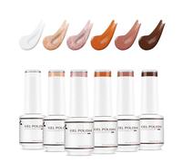 Nicedeco Esmaltes Semipermanentes Para Uñas Sin crueldad UV/LED Soak-Off Colores Vibrantes y Duraderos Vegano 6 x 8ML SET 16