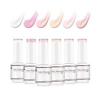 Nicedeco Esmaltes Semipermanentes Para Uñas Sin crueldad UV/LED Soak-Off Colores Vibrantes y Duraderos Vegano 6 x 8ML SET 6