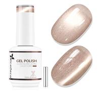 Nicedeco Gel de Uñas Ojo de Gato Efecto Peludo con Imán - Brillo Holográfico Reflectante Textura Cristal Translúcida - Esmalte UV LED Remojable, Larga Durabilidad para Salón y Manicura DIY 15ml - 643