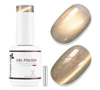 Nicedeco Gel de Uñas Ojo de Gato Efecto Peludo con Imán - Brillo Holográfico Reflectante Textura Cristal Translúcida - Esmalte UV LED Remojable, Larga Durabilidad para Salón y Manicura DIY 15ml - 649