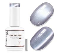 Nicedeco Gel de Uñas Ojo de Gato Efecto Peludo con Imán - Brillo Holográfico Reflectante Textura Cristal Translúcida - Esmalte UV LED Remojable, Larga Durabilidad para Salón y Manicura DIY 15ml - 647