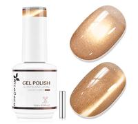 Nicedeco Gel de Uñas Ojo de Gato Efecto Peludo con Imán - Brillo Holográfico Reflectante Textura Cristal Translúcida - Esmalte UV LED Remojable, Larga Durabilidad para Salón y Manicura DIY 15ml - 645