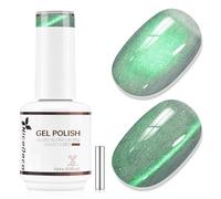 Nicedeco Gel de Uñas Ojo de Gato Efecto Peludo con Imán - Brillo Holográfico Reflectante Textura Cristal Translúcida - Esmalte UV LED Remojable, Larga Durabilidad para Salón y Manicura DIY 15ml - 652