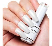 Nicedeco Pearl Gel Esmalte de Uñas, 15ml Esmalte de Gel Brillo de Concha Nacarada Sparkle Sparky Gel de Uñas Brillante UV/LED Soak-Off Manicura Pedicura- 002