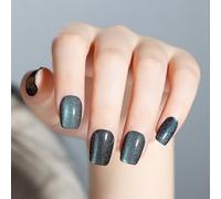 Nicedeco Prensa En Uñas Uñas Press On Postizas 25-30 Piezas Pegamento En Uñas Artificiales Uñas De Ataúd Soft Gel Tips Para Mujeres Arte De Uñas Sin crueldad - Vegano 02