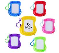 NICEIN Mini Pizarra Magnetica Infantil con llaveros, Pizarra Magica Infantil Boceto Borrable, Regalo Cumpleaños Niños y Niñas, Party Favors for Kids (6-PCS)