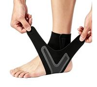 NICEIN Tobillera elástica para fascitis plantar, 2 unidades, ajustable, para hombres y mujeres, para deportes como fútbol