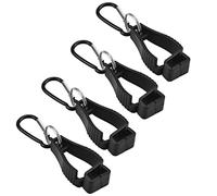 NiceLand Pinzas para guantes, clip para guantes, soporte para guantes, 4 unidades, antideslizantes, soporte para guantes, máscaras, gafas, cascos, perchas