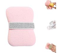 Nicelifehack Double-Sided Bath Foaming Bag, 2-in-1 Bathroom Soap Sponge Bath Sponges, Portable Fun Soap Face Wash Sponge for Men & Women