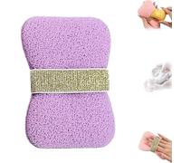 Nicelifehack Double-Sided Bath Foaming Bag, 2-in-1 Bathroom Soap Sponge Bath Sponges, Portable Fun Soap Face Wash Sponge for Men & Women