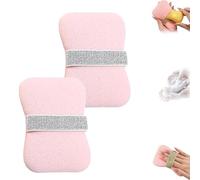 Nicelifehack Double-Sided Bath Foaming Bag, 2-in-1 Bathroom Soap Sponge Bath Sponges, Portable Fun Soap Face Wash Sponge for Men & Women