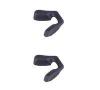 NicelyFit Almohadillas de nariz de repuesto para Oakley Sutro OO9406 OO9406A OO9462 OO9463 OO9463A OO9465 marcos de gafas de sol de cristal, Negro - 2 pares, Standard