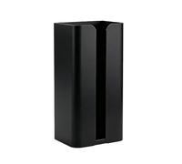 NICEME Caja de Pañuelos Montada en La Pared, Porta Pañuelos Magnético, No Requiere Perforación, Adecuado para el Hogar, la Cocina, el Refrigerador y la Lavadora, 24 x 13 x 8,5 cm, Negro