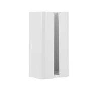 NICEME Caja de Pañuelos Montada en La Pared, Porta Pañuelos Magnético, No Requiere Perforación, Adecuado para el Hogar, la Cocina, el Refrigerador y la Lavadora, 24 x 13 x 8,5 cm, Blanco