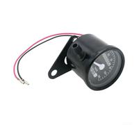 Niceminiwall 12 V motocicleta doble odómetro velocímetro medidor de millas medidor de prueba para motocicleta impermeable carcasa de acero indicador de velocidad preciso para todas las motocicletas de