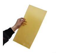 Niceminiwall 30 hojas de base de cera de abeja natural duraderas de 19,5 x 33 cm para marcos de colmena, cera pura para hacer velas y manualidades, amarillo para apicultores artesanos