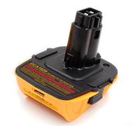 Niceminiwall Adaptador de corriente DCA1820 compatible con convertidor de batería de 18 V a 20 V para herramientas de corte de cuerdas DC9096 DC9098 DW9096 DW9099 DCB206 DCB201 DCB609, color negro