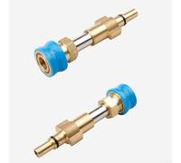 Niceminiwall Adaptador de lanza para lavadora a presión, conector de boquilla de conexión rápida de 1/4 para LAVOR ANLU para manguera de alta presión Nilfisk HD Gerni K, conversión de olla de espuma